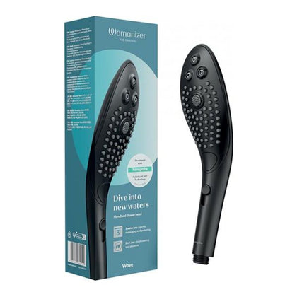 Womanizer Wave Shower Head - Black: The Ultimate Water Massage Clitoral Stimulator for Intense Pleasure and Luxurious Showers
