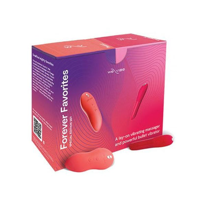 We-Vibe Forever Favorites Set: Touch X & Tango X - Dual Pleasure Vibrators for Women - Red/Coral - Adult Naughty Store