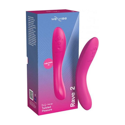 We-Vibe Rave 2 - Fuchsia G-Spot and Clitoral Dual Stimulation Vibrator for Women - Adult Naughty Store