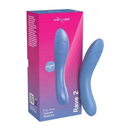 We-Vibe Rave 2 - Blue: The Ultimate Dual Stimulation Silicone Vibrator for G-Spot and Clitoral Pleasure - Adult Naughty Store