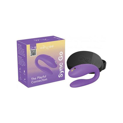 Introducing the We-Vibe Sync Go - Light Purple Couples Hands-Free Vibrator for Shared Pleasure in Purple