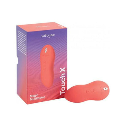 We-Vibe Touch X Lay-on Vibrator and Massager - The Ultimate Pleasure Device for All Genders, Intensifying Sensations and Relieving Tension - Crave Coral