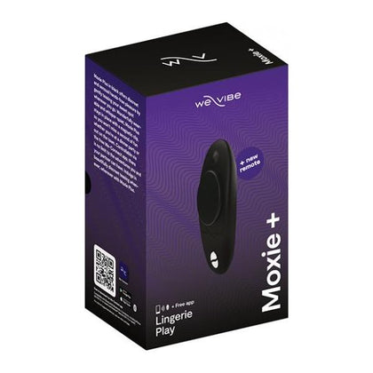 We-Vibe Moxie+ Panty Vibe - Black: The Ultimate Hands-Free Pleasure for Her - Adult Naughty Store