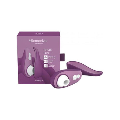 Womanizer Liberty 2 Clitoral Stimulator - Purple: The Ultimate Travel Companion for Intense Pleasure! - Adult Naughty Store