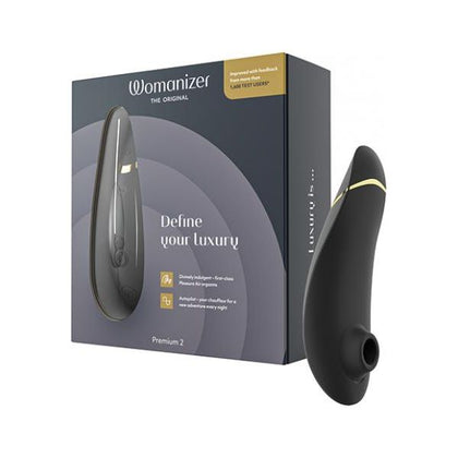 Womanizer Premium 2 - Black: The Ultimate Pleasure Experience for Women - Adult Naughty Store