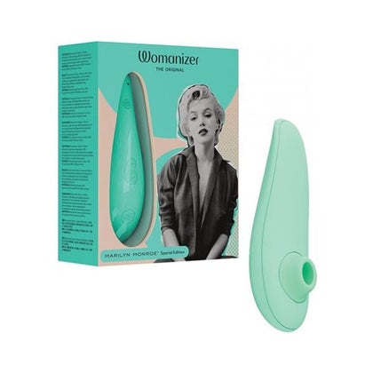 Womanizer Classic 2 Marilyn Monroe Special Edition Mint Clitoral Stimulator - The Epitome of Elegance and Pleasure - Adult Naughty Store