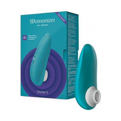 Womanizer Starlet 3 Turquoise Compact Clitoral Stimulator: The Ultimate Pleasure Companion for Women - Adult Naughty Store