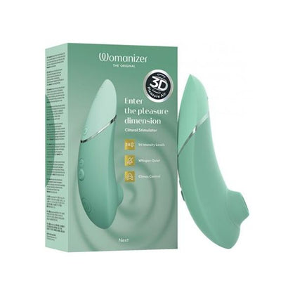 Womanizer Next 3D Climax Control Pleasure Air Clitoral Stimulator - Sage