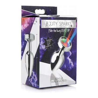 Bootysparks Light Up Anal Plug - Small: Illuminating Pleasure in Vibrant Strobe Colors - Adult Naughty Store