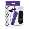 Introducing the Bang! Vibrating Bullet W- Remote Control - Purple: The Ultimate Pleasure Powerhouse for Intimate Delights! - Adult Naughty Store