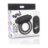 Bang! Vibrating Cock Ring & Bullet W-remote Control - Black - Adult Naughty Store