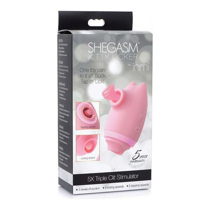 Inmi Shegasm Kitty Licker Clit Stimulator - Pink - Adult Naughty Store