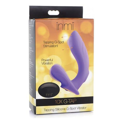 SensaSilk 10X G-Tap Tapping Silicone G-Spot Vibrator - Model 10XGS-PURPLE - Female Clitoral Pleasure Toy - Adult Naughty Store