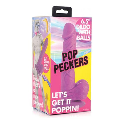 Purple Pleasure Pop Peckers 6.5