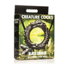 Creature Cocks Caiman Silicone Cock Ring - Black - Enhance Your Playtime and Stay Rigid for Longer! - Adult Naughty Store