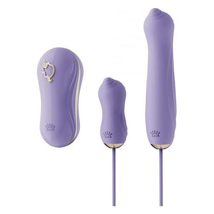 Introducing the Zalo Unicorn Clitoral Suction Toy Set - Berry Violet: A Magical Journey of Pleasure and Delight