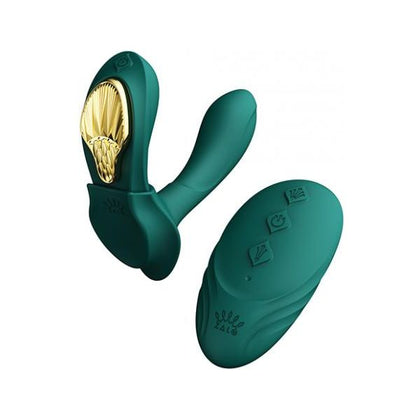 ZALO Legend Aya Wearable Vibrator W-Remote - Turquoise Green: The Ultimate Pleasure Companion for Intimate Adventures