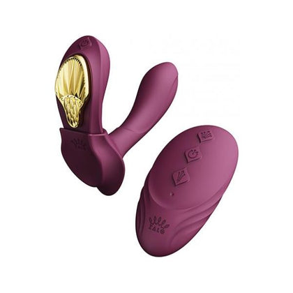 ZALO Aya Wearable Vibrator W-remote - Velvet Purple - Adult Naughty Store