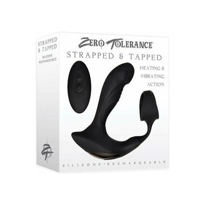 Zero Tolerance Strapped & Tapped Rechargeable Prostate Vibrator - Black