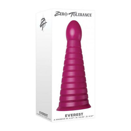 Zero Tolerance Anal Everest - Model ZTAE-BUR - Unisex Anal Pleasure Toy - Burgundy