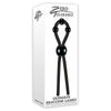 Luxurious Black Silicone Lasso Cock Ring - The Ultimate Pleasure Enhancer for Men - Adult Naughty Store