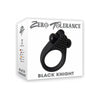 Zero Tolerance Toys Black Knight Black Vibrating Cock Ring - Model ZT-BCR01 - Male Pleasure - Intense Stimulation - Black - Adult Naughty Store