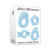 Zero Tolerance Toys Ring A Ding Ding 4 Cock Rings Blue - Enhance Your Pleasure and Performance - Adult Naughty Store