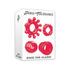 Zero Tolerance Ring The Alarm Cock Ring Set - Red, 4 Pack, Enhance Erections, Pleasure Enhancer for Men, Versatile Shapes and Textures