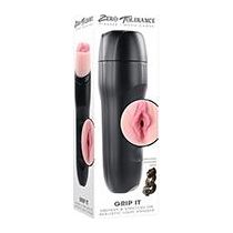 Zero Tolerance Grip It Vaginal Stroker - Light: The Ultimate Sensation for Men, Model ZT-001, Designed for Intense Vaginal Pleasure, Light Pink