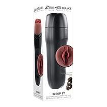 Zero Tolerance Grip It Vaginal Stroker - Dark: The Ultimate Pleasure Experience for Men