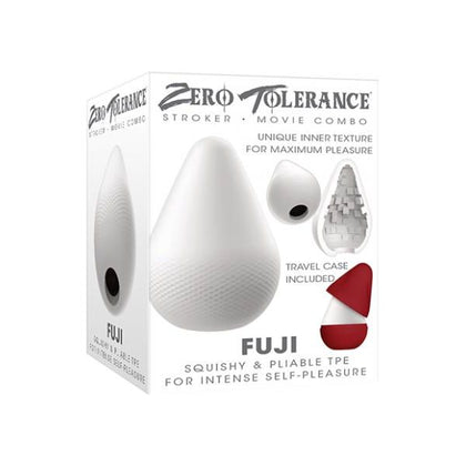 Zero Tolerance Fuji Stroker - Super-Stretchy Squishy White Male Masturbator - Model ZT-001 - Ultimate Pleasure for Him