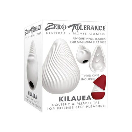 Zero Tolerance Kilauea Stroker - White: The Ultimate Flexing Pleasure Explosion for Him