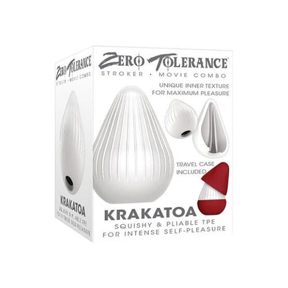 Zero Tolerance Krakatoa Stroker - White: The Ultimate Eruption Fantasy for Sensational Pleasure