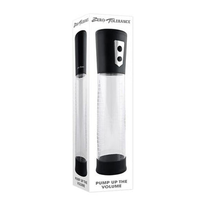 Zero Tolerance Pump Up The Volume Penis Pump - Model 5000 - Male - Enhances Length and Girth - Stimulates Pleasure - Black