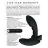 Zero Tolerance Rechargeable Eternal Prostate Massager Black - Powerful Vibrating Pleasure for Men's Prostate Stimulation - Adult Naughty Store