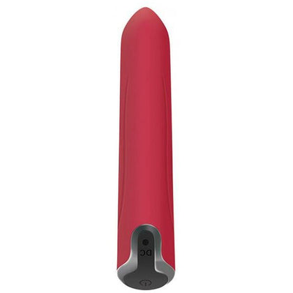 Introducing the Luxe Pleasure Diablo Rechargeable Bullet Vibrator Red - Model D-10: The Ultimate Couples' Sensation