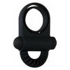 Zero Tolerance Bell Ringer Black Vibrating Cock Ring & Ball Strap - Model ZT-BR-001 - Male Pleasure - Intense Stimulation - Black - Adult Naughty Store