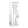 Zero Tolerance Rechargeable Vibrating Pump - Model ZT-001 - Male Penis Enlargement Pump - White-Clear - Adult Naughty Store