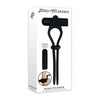 Zero Tolerance Black Tie Affair Cock Ring - Adjustable Twist, 10 Speed Vibrating Pleasure, Double Orgasm Stimulation, Submersible, Rechargeable - Black - Adult Naughty Store