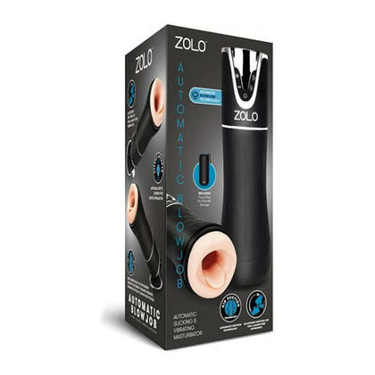 Zolo Automatic Blowjob Masturbator - Ivory, Advanced Suction Technology, Two Suction Modes, Hands-Free Pleasure