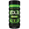 Zolo Original Real Feel Pleasure Cup: The Ultimate Intimate Experience for Men - Model ZR-1001 - Lifelike, Pre-Lubricated Masturbator for Unparalleled Pleasure - Black - Adult Naughty Store