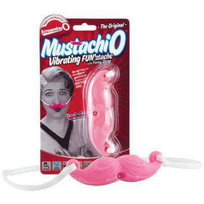 Introducing the Mustachio Pink Strap On Vibrating Mustache - The Ultimate Pleasure Companion for Discerning Gentlemen