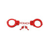 Fetish Fantasy Designer Metal Handcuffs - Red: The Ultimate Dominance Experience for Couples - Adult Naughty Store