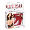 Fetish Fantasy Designer Metal Handcuffs - Red: The Ultimate Dominance Experience for Couples - Adult Naughty Store