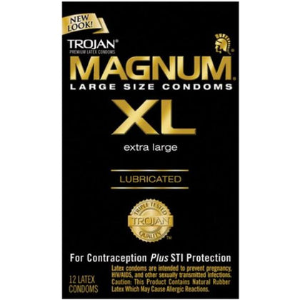 Trojan Magnum XL Lubricated Condoms - Extra Large Size, Ultimate Comfort, Maximum Safety, America's Trusted Condom - Adult Naughty Store