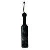 Luxurious Pleasure Leather Paddle with Black Fur - Exquisite Spanking Toy for Ultimate Control and Sensual Delights