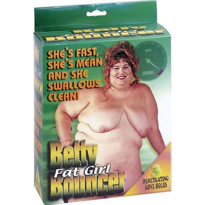 Betty Fat Girl Bouncer - Curvacious Life Size Silicone Vibrator, Model BFB-300, Female Pleasure, Pink