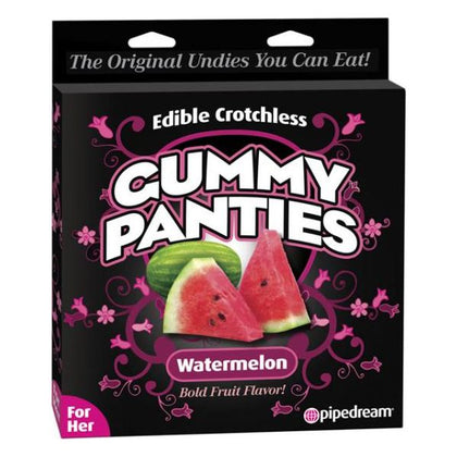 Deliciously Sweet Pleasure: Edible Crotchless Gummy Panties Watermelon - The Ultimate Sensual Delight for Couples