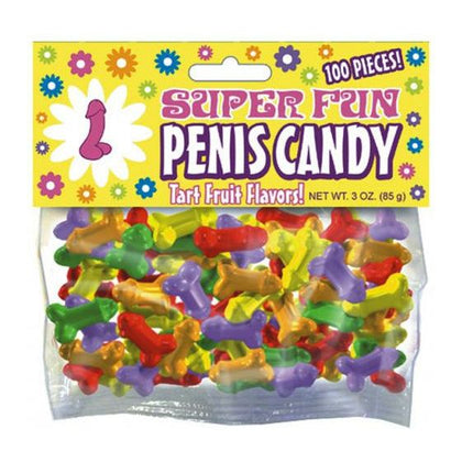 Super Fun Penis Candy 100 Pieces Fruit Flavors 3oz