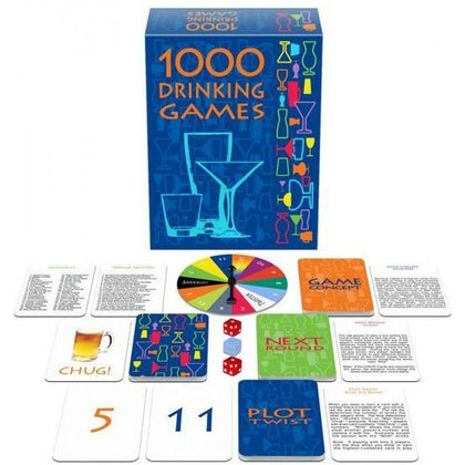 Introducing the Ultimate Pleasure Plus+ 1000 Drinking Games Set - The All-in-One Drinking Game Experience! - Adult Naughty Store